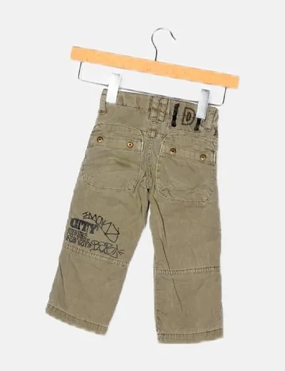 Mc. baby Pantalón verde básico