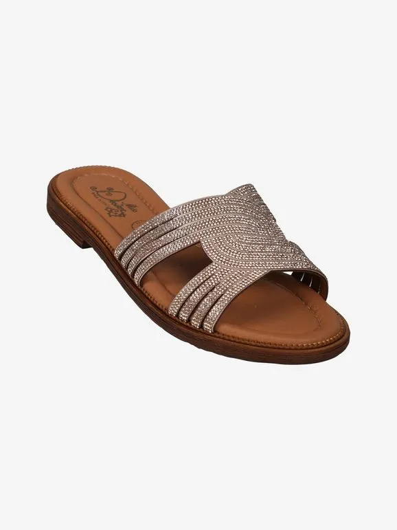 Miss Desiree Zapatillas de mujer con pedrería.