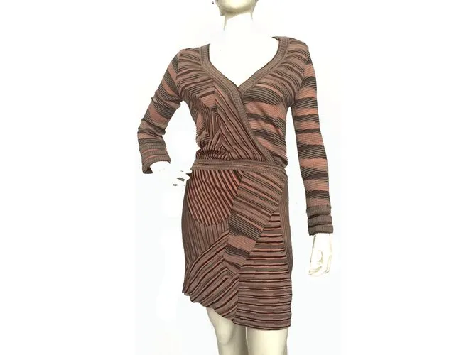 Missoni Vestido de punto galón Multicolor 
