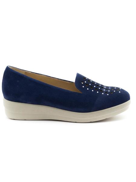 mocasines d'chicas 5224 azules para mujer