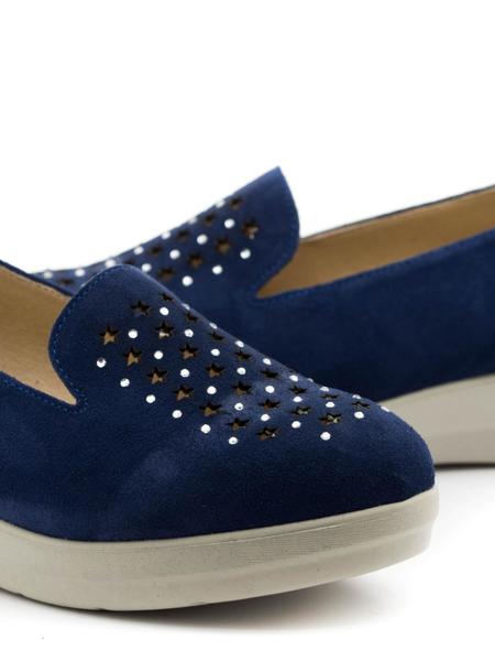 mocasines d'chicas 5224 azules para mujer