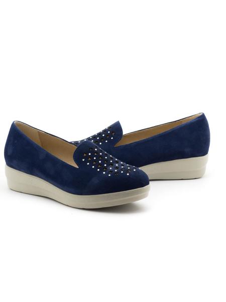 mocasines d'chicas 5224 azules para mujer