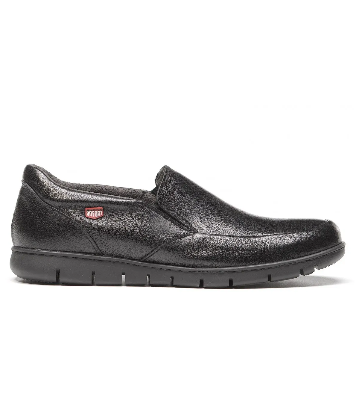 Mocasín negro de confort