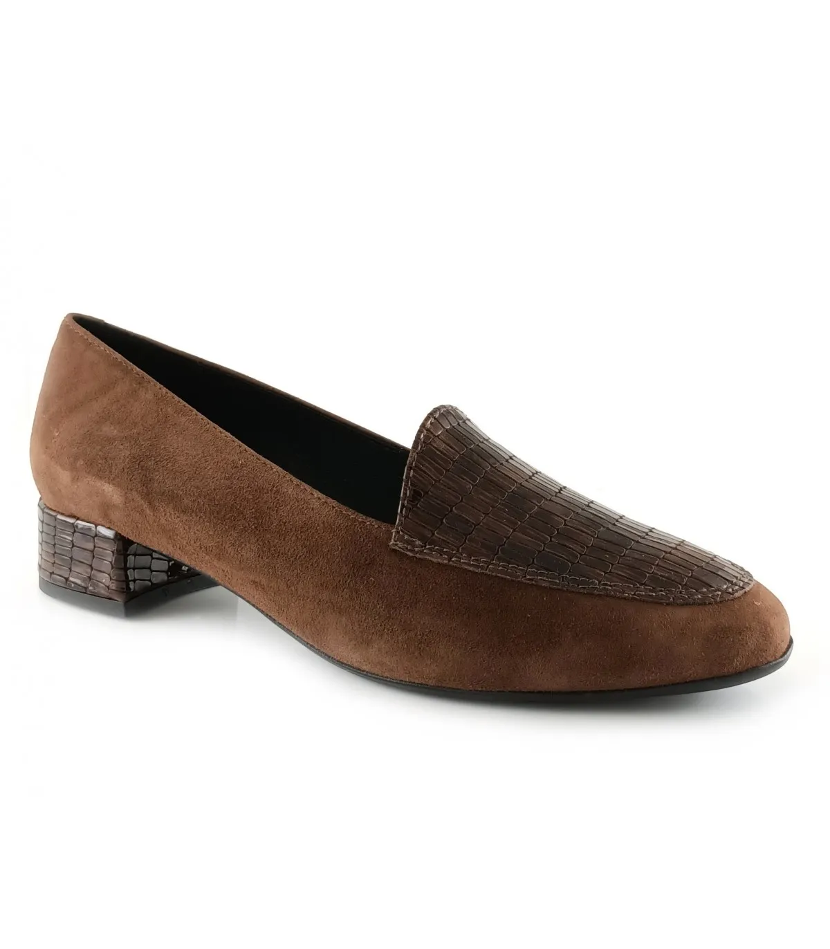 Mocasín para mujer en color cuero