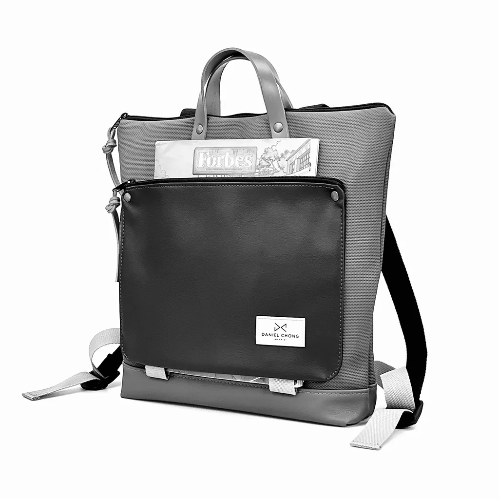 Mochila book holder cuadrada loneta
