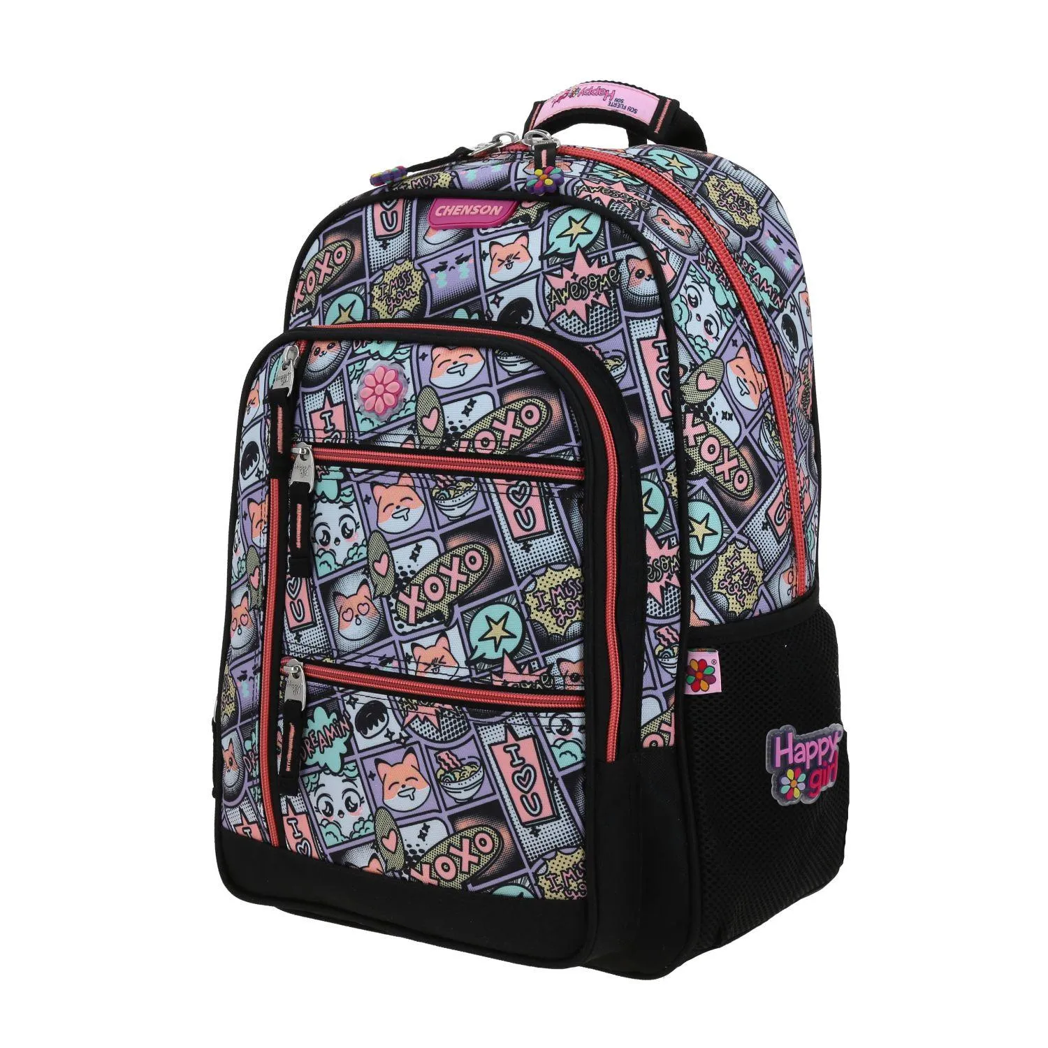 Mochila Negra Para Nia Happy Girl By Chenson Mixco