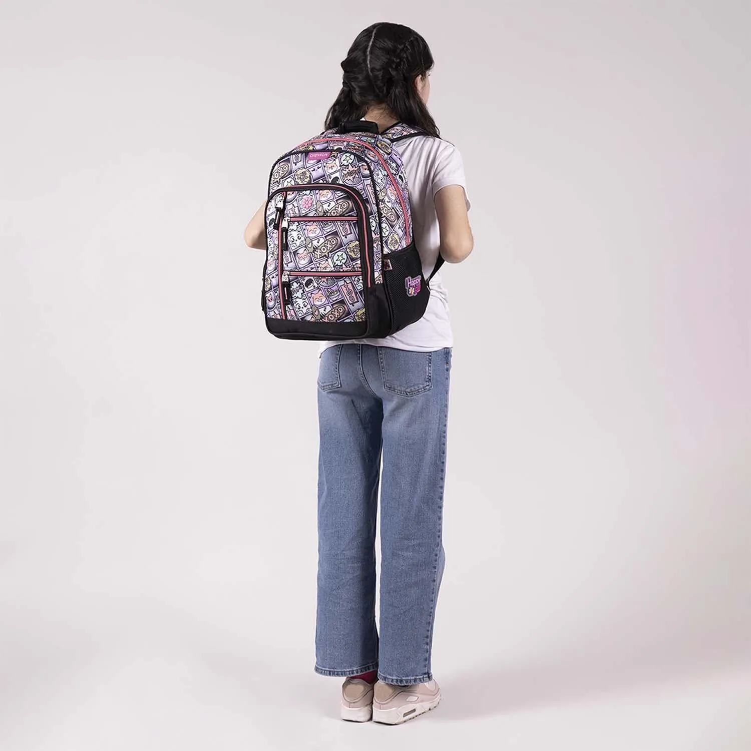 Mochila Negra Para Nia Happy Girl By Chenson Mixco