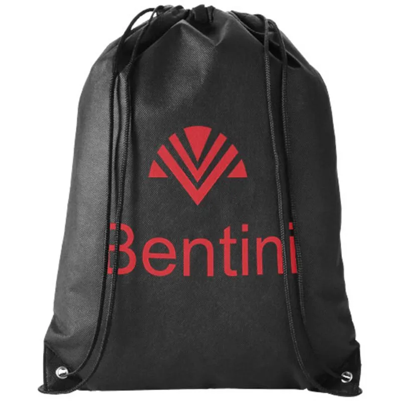 Mochila publicitaria de cuerdas no tejida Evergreen