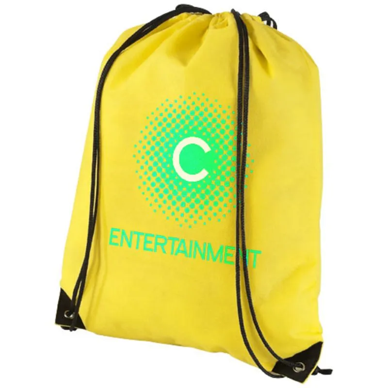 Mochila publicitaria de cuerdas no tejida Evergreen