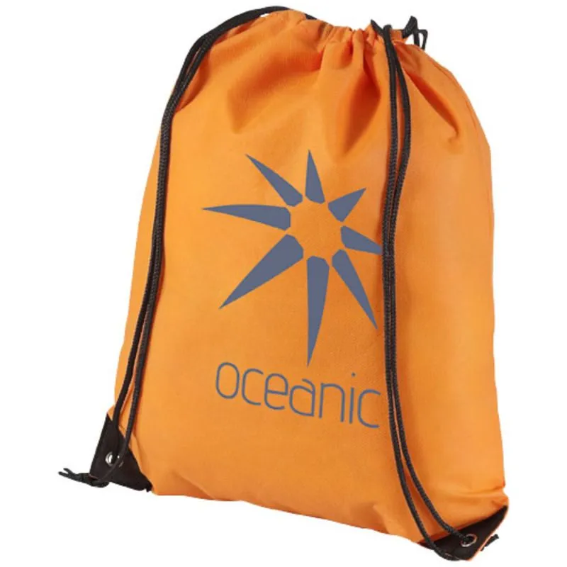Mochila publicitaria de cuerdas no tejida Evergreen