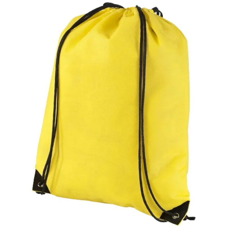 Mochila publicitaria de cuerdas no tejida Evergreen