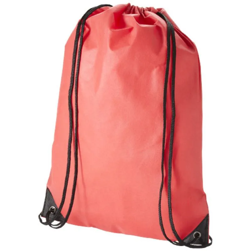 Mochila publicitaria de cuerdas no tejida Evergreen