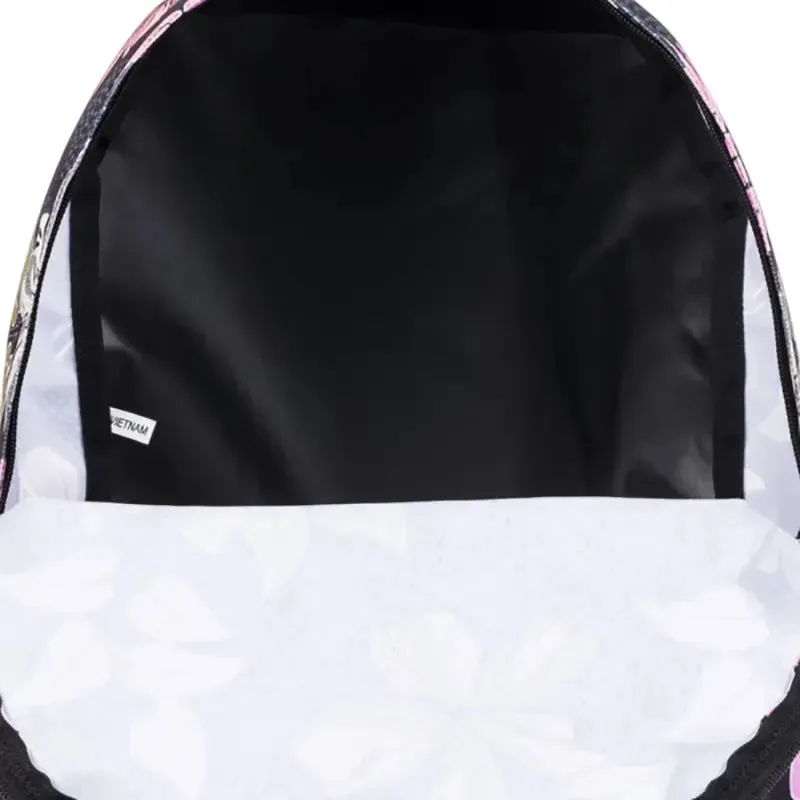 Mochila Roxy Sugar Baby Printed Negro Floreado