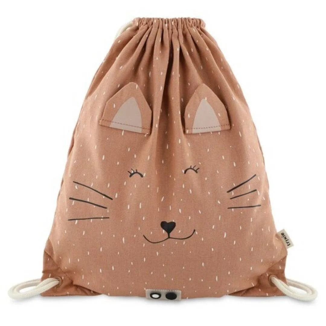 Mochila Saquito de Tela Mr. Cat · Trixie