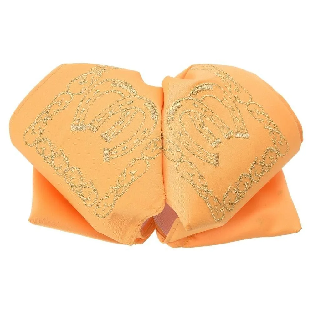 MOO CHARRO BORDADO COLOR AMARILLO CON HILO DORADO IMP72523