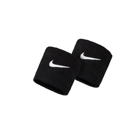 MUÑEQUERA NIKE SWOOSH WRISTBANDS  BLACK