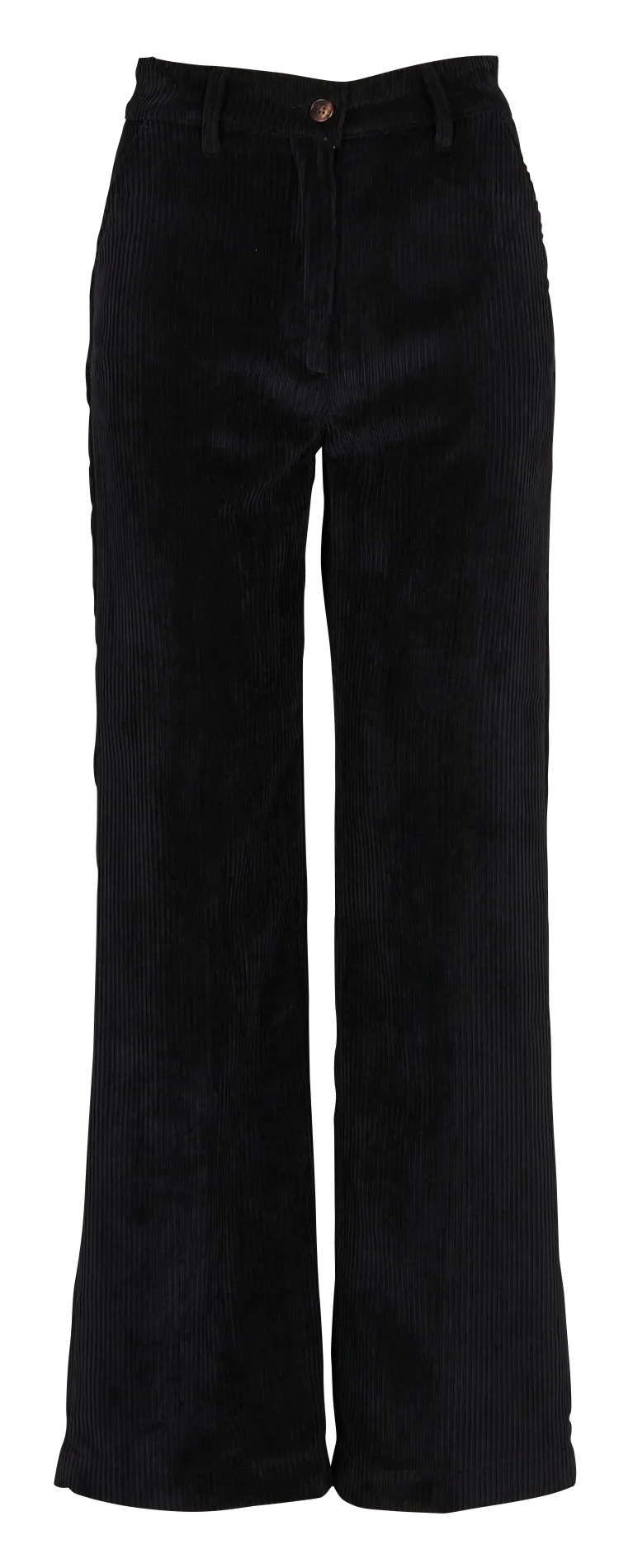 NADIA  PANTALóN CAPRI DE PANA EN NEGRO