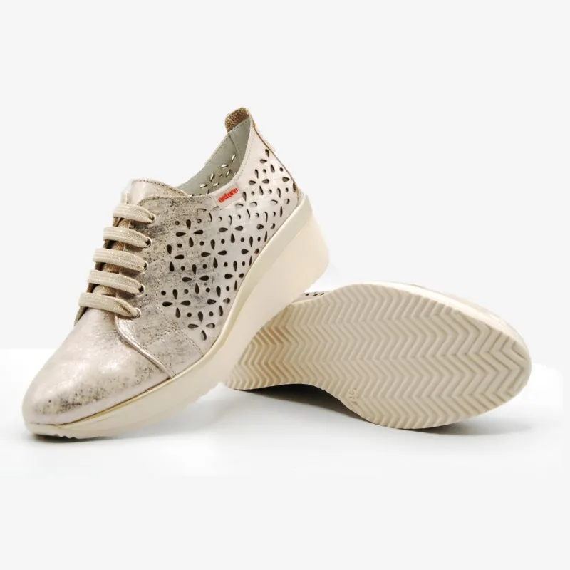 NATURE 4275 Cordones calados oro