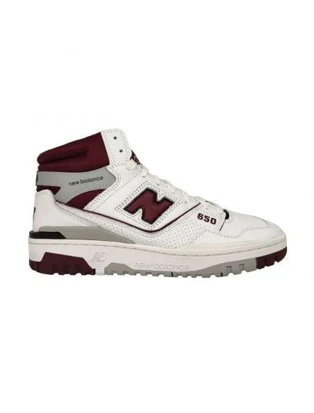 NEW BALANCE Zapatillas 650 White/Bordeaux