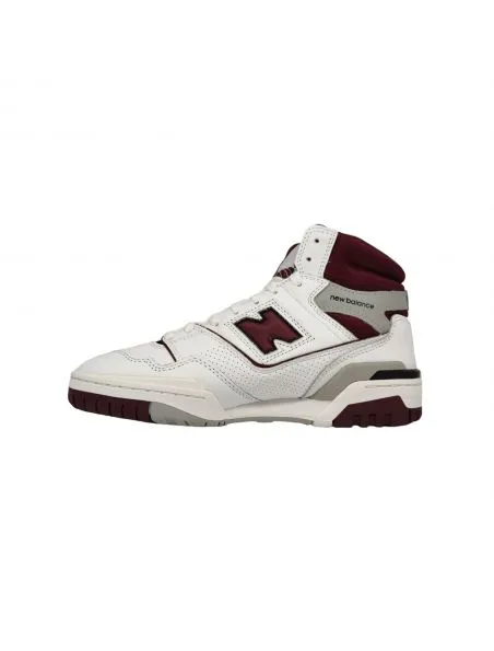 NEW BALANCE Zapatillas 650 White/Bordeaux