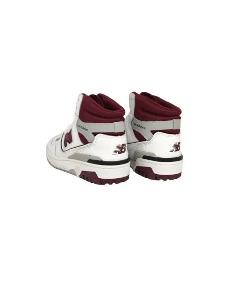 NEW BALANCE Zapatillas 650 White/Bordeaux