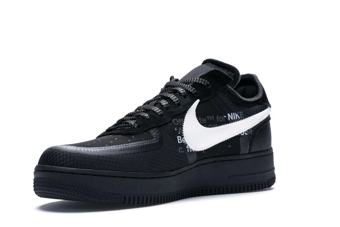 NIKE AIR FORCE 1 LOW OFFWHITE BLACK WHITE