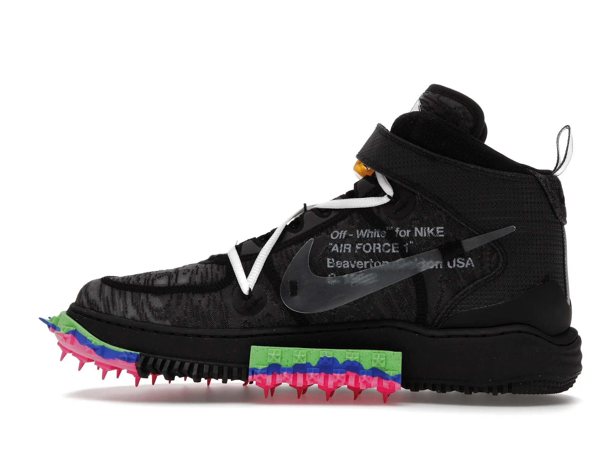NIKE AIR FORCE 1 MID OFFWHITE BLACK