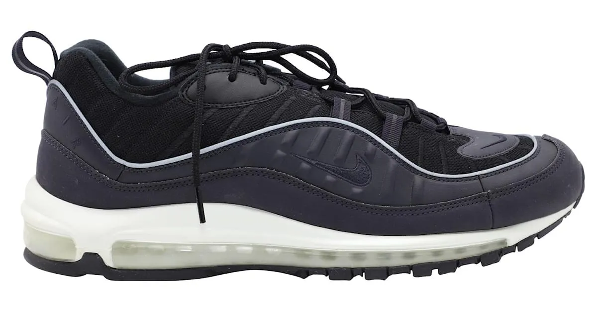 Nike Air Max 98 en Oil Grey y Black Rubber Impresión de pitón 