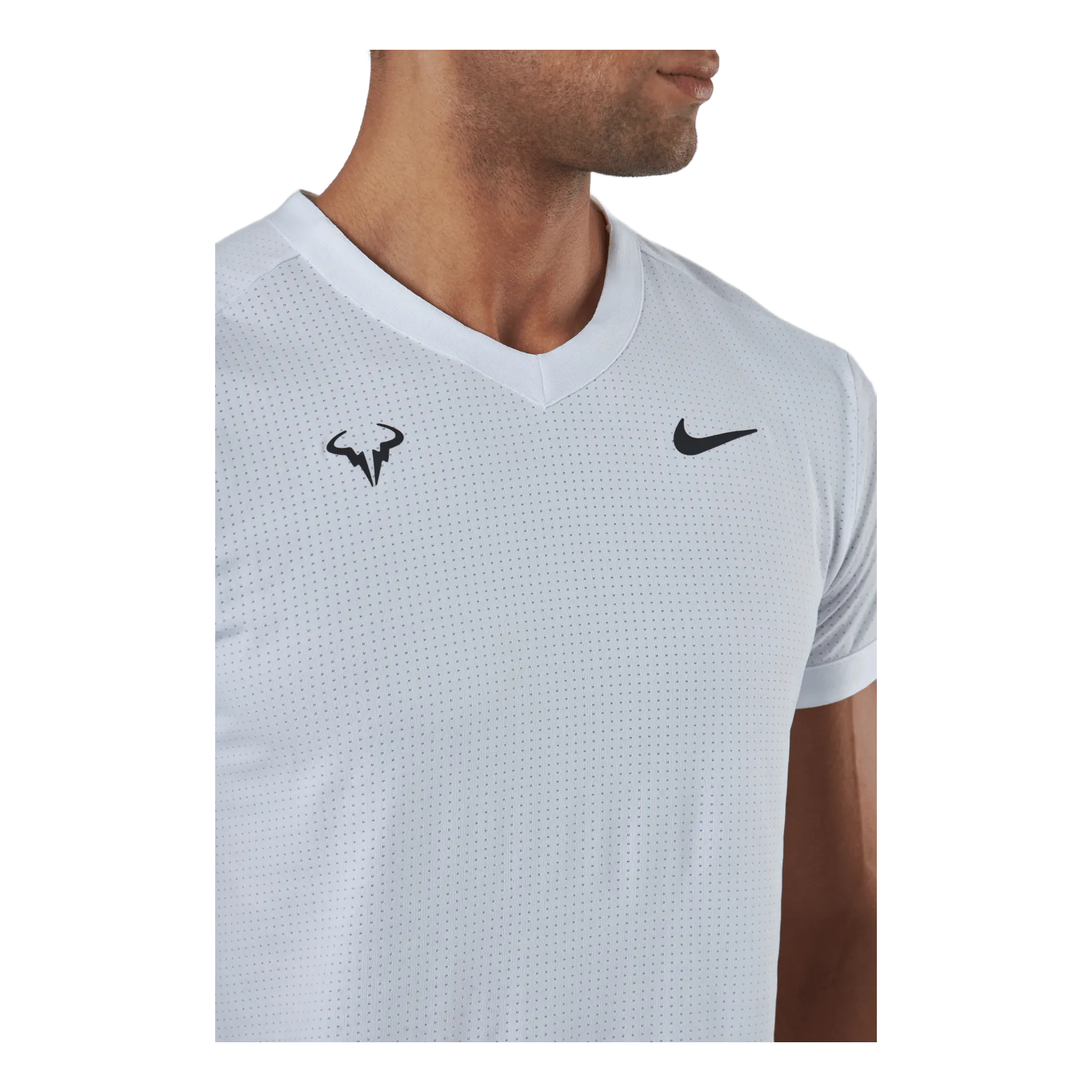 NIKE DRIFIT ADV RAFA SS TOP WHITE