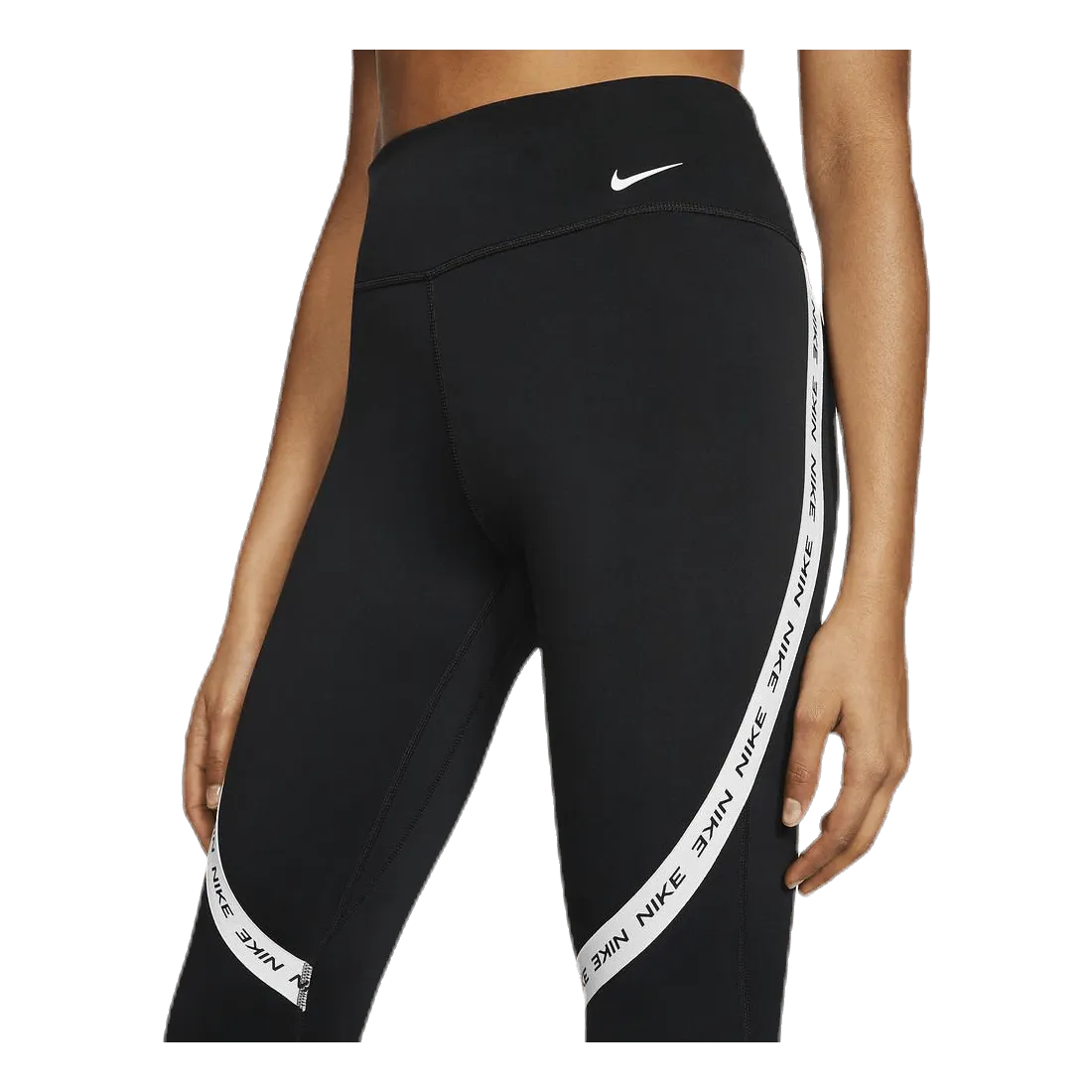 Nike One Tight Crop Novelty White/Black