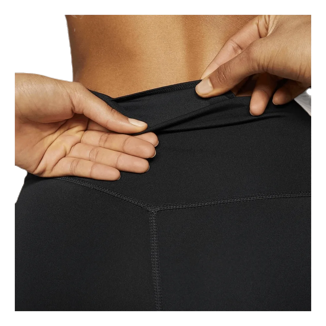 Nike One Tight Crop Novelty White/Black