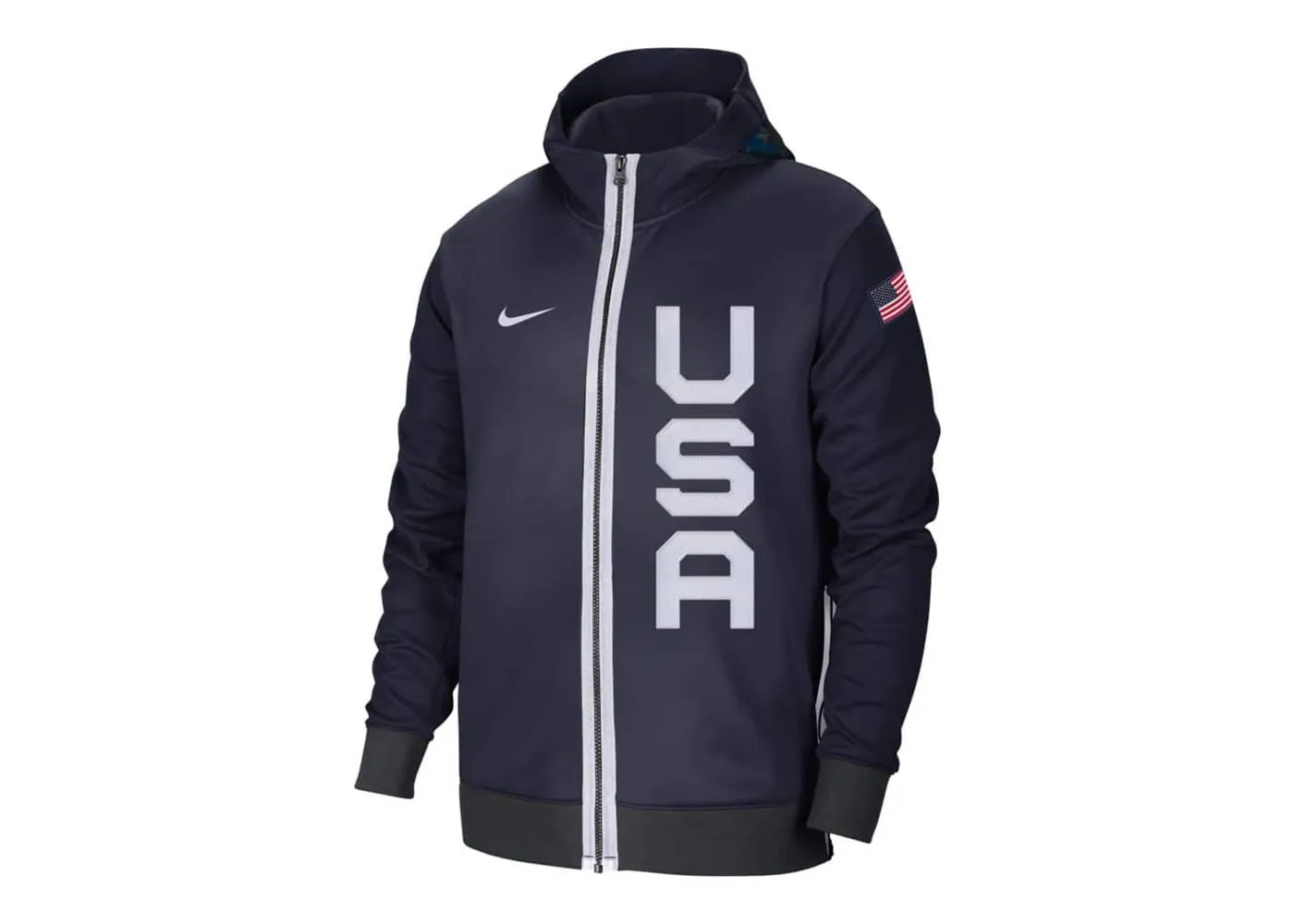 Nike Team USA Therma Flex Tokyo 2020 Showtime Hoodie Obsidian/Black/White
