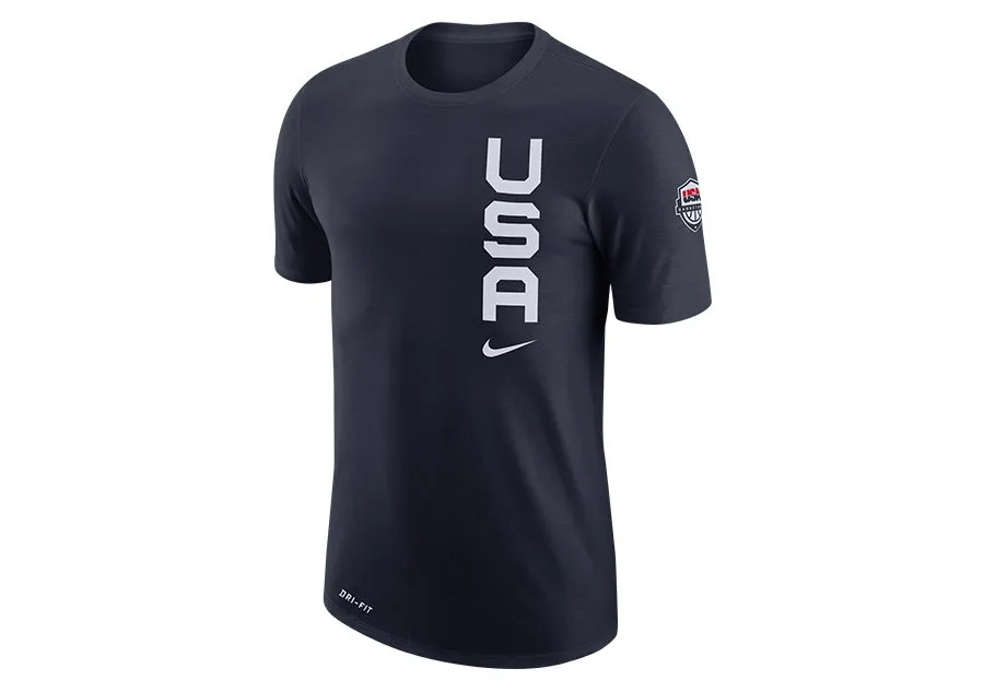 NIKE TEAM USA THERMA FLEX TOKYO 2020 SHOWTIME TSHIRT OBSIDIAN/BLACK/WHITE