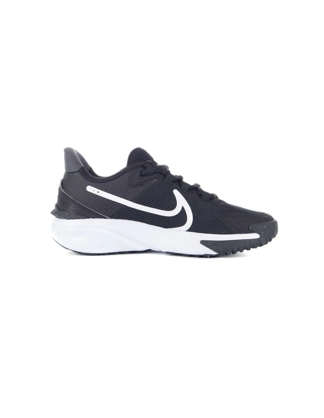 NIKE  ZAPATILLAS NEGRAS Y BLANCAS STAR RUNNER 4 NN NIñO/A
