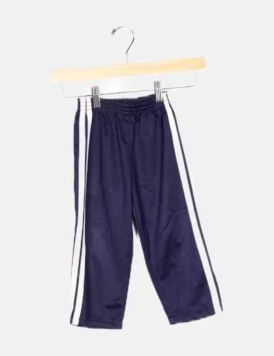 NoName Pantalón azul marino deportivo