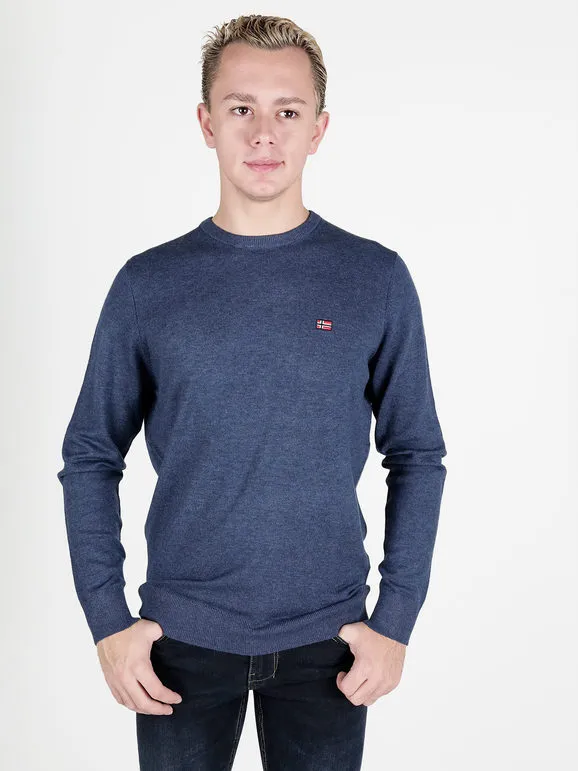 Norway Jersey de hombre de punto liso con cuello redondo