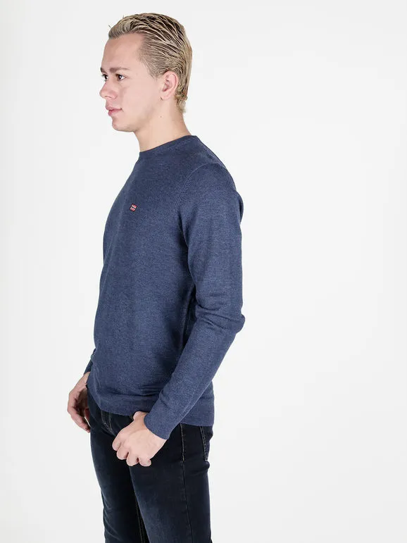 Norway Jersey de hombre de punto liso con cuello redondo