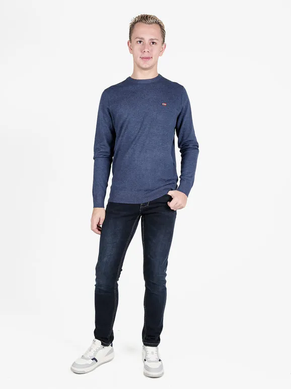 Norway Jersey de hombre de punto liso con cuello redondo