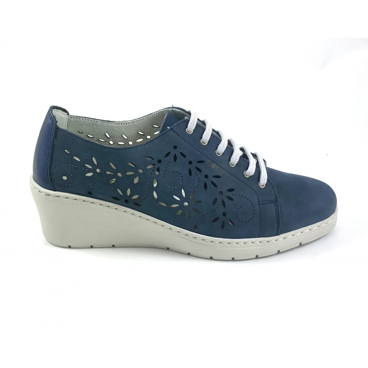 Notton deportivo ancho especial mujer, marino N134