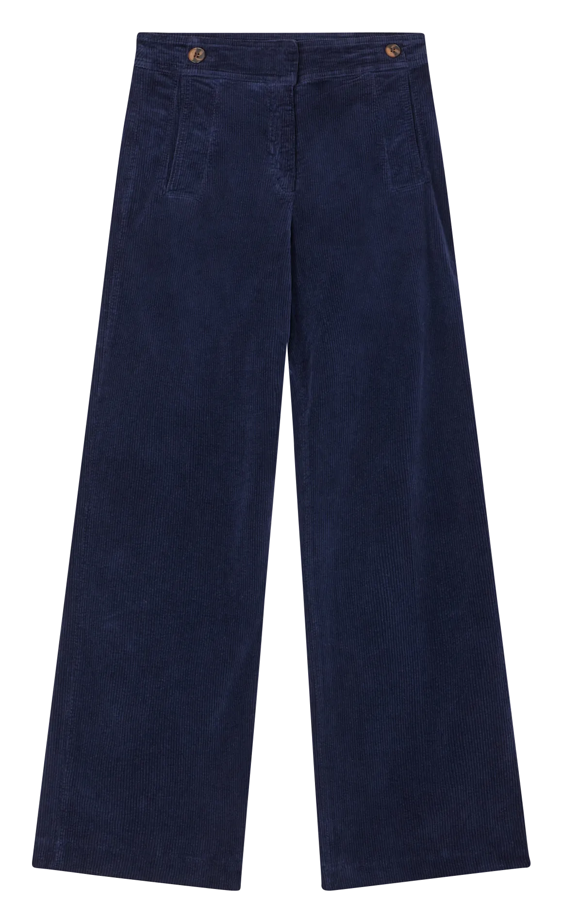 PABLO NUR  PANTALóN CHINO RECTO DE PANA EN AZUL