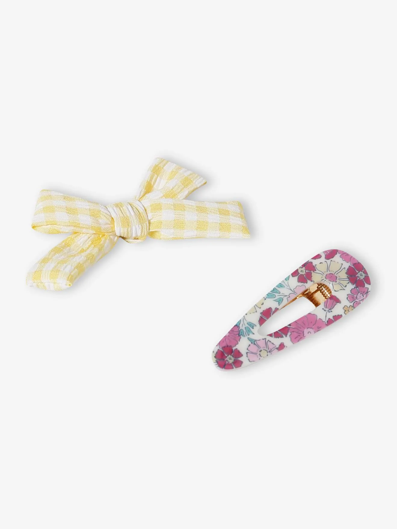 Pack de 2 horquillas con corazones para niña
