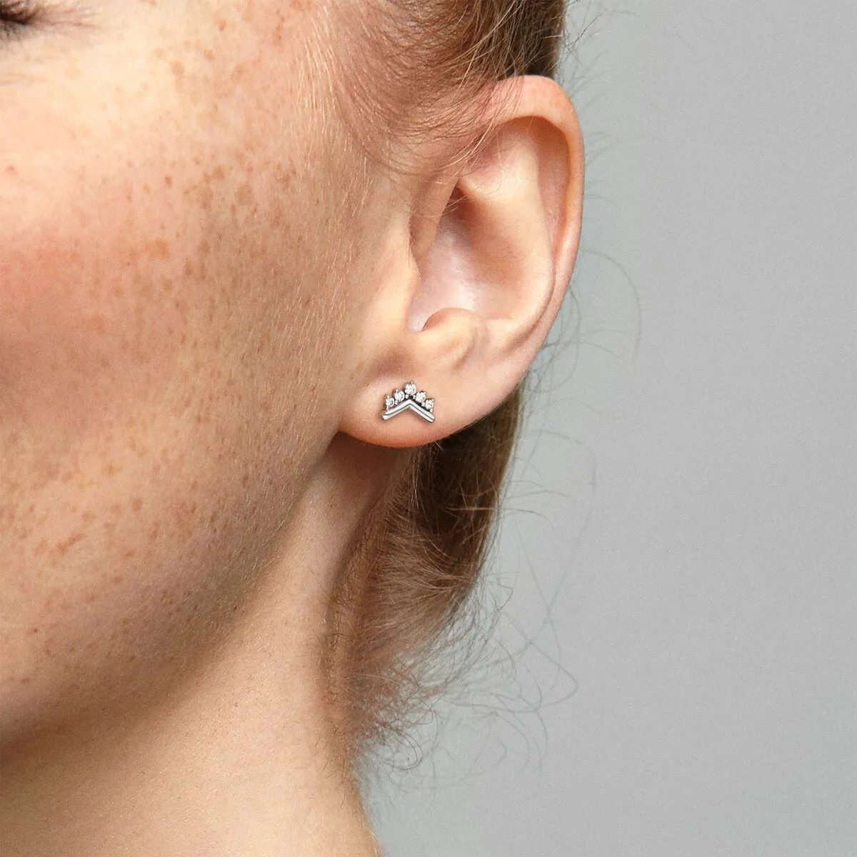 PANDORA PENDIENTES ESPOLETAS ELEGANCIA CLáSICA  PANDORA