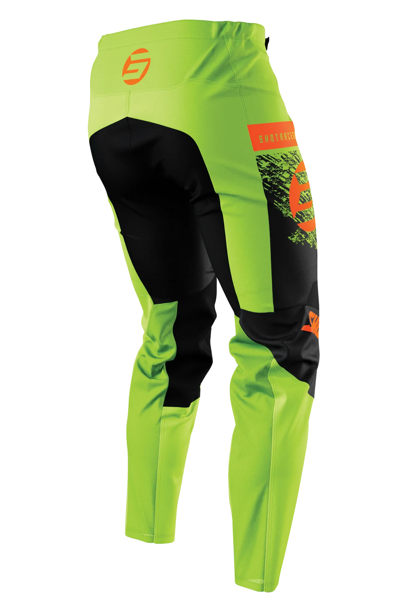 PANTALONES DE CROSS SHOT ROLL NIñO VERDENARANJA