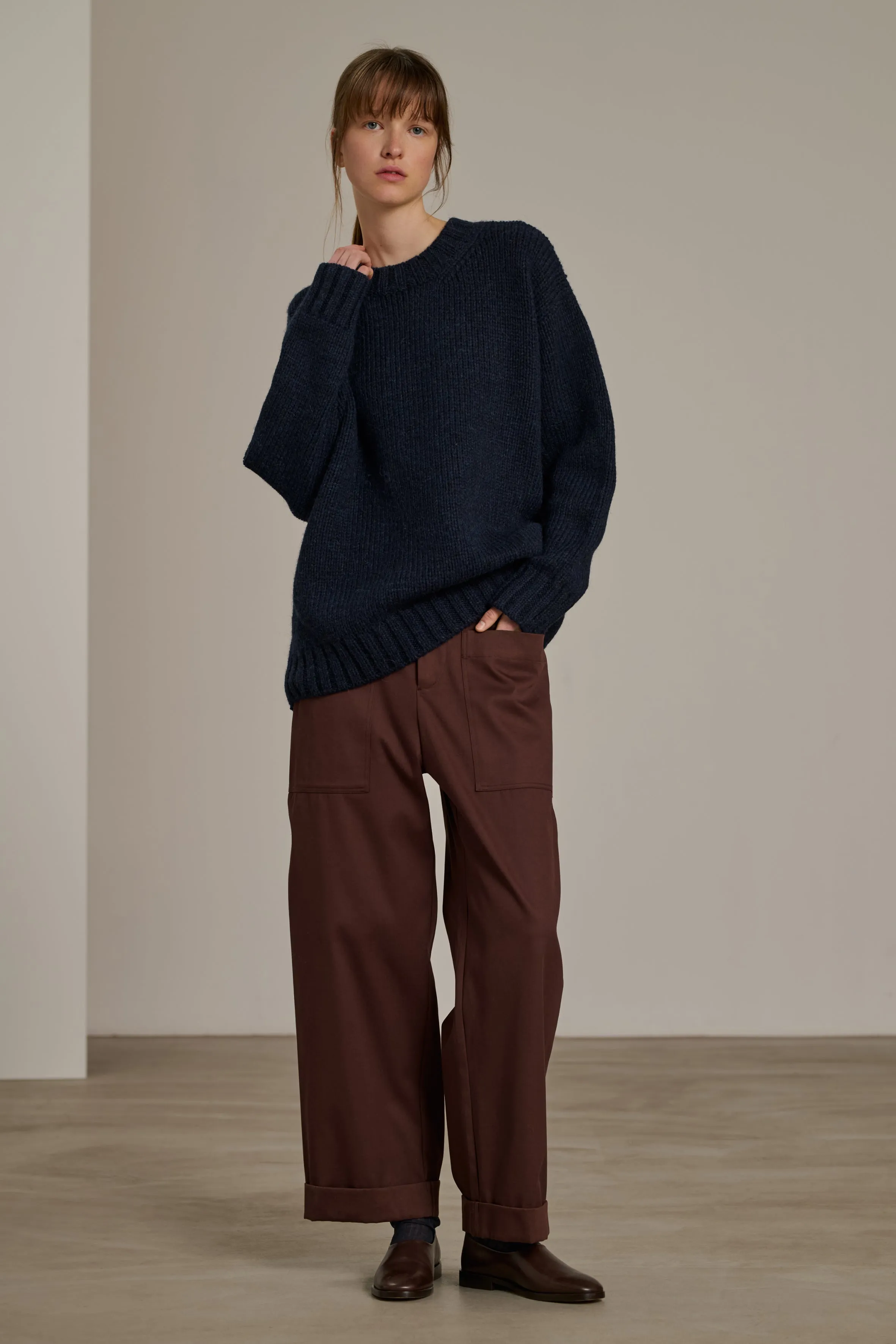 PANTALÓN THABOR Pantalón de sarga de algodón ligero