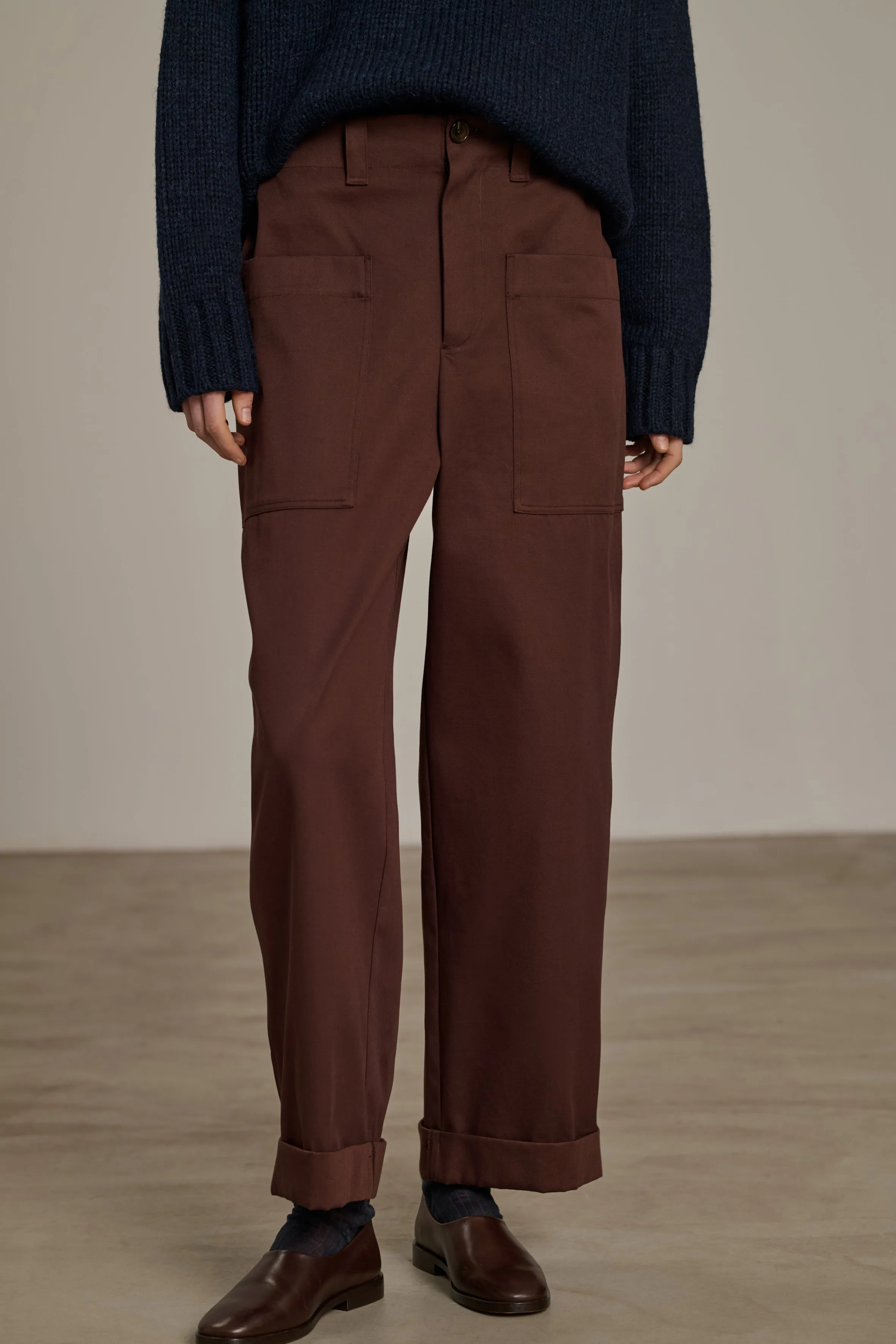 PANTALÓN THABOR Pantalón de sarga de algodón ligero