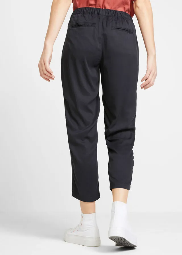 Pantalón con cinturilla elástica Negro