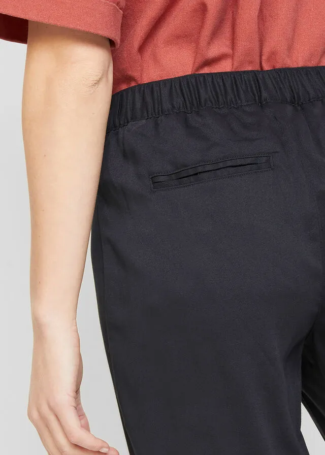 Pantalón con cinturilla elástica Negro