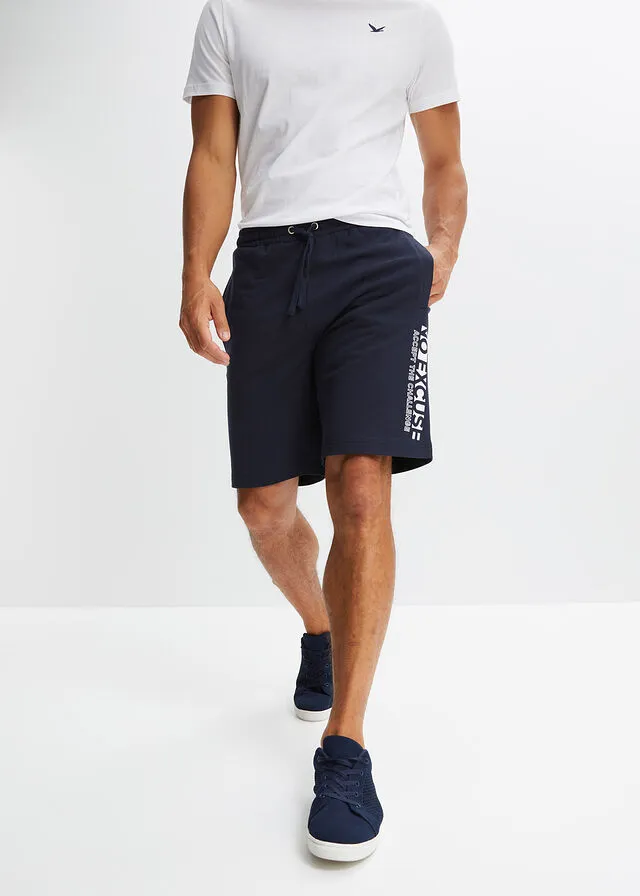 PANTALóN CORTO DE CHáNDAL CON POLIéSTER RECICLADO (2 UNIDADES) NEGROAZUL MARINO