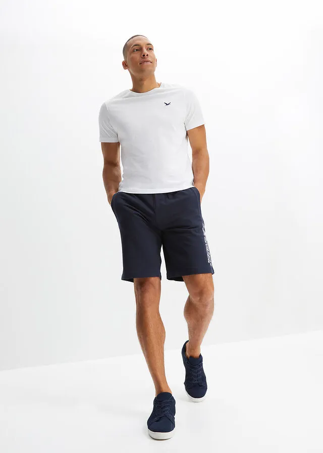 PANTALóN CORTO DE CHáNDAL CON POLIéSTER RECICLADO (2 UNIDADES) NEGROAZUL MARINO