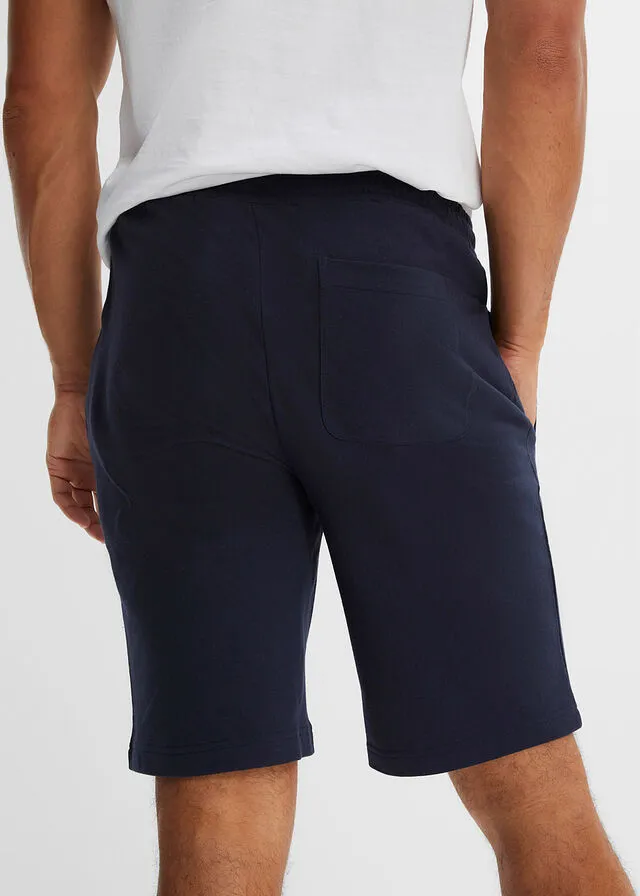 PANTALóN CORTO DE CHáNDAL CON POLIéSTER RECICLADO (2 UNIDADES) NEGROAZUL MARINO